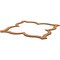 Ekena Millwork 66 56W x 66 56H x 38T Large May Decorative Fretwork Wood Ceiling Panels, Cherry CELW67X67X0375MAYCH - alternate 6